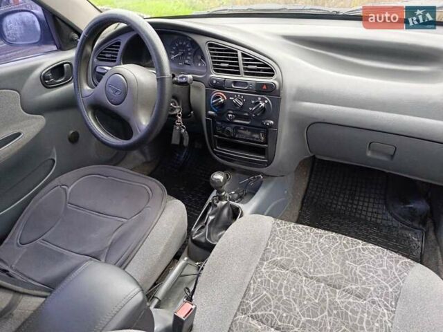 Синий Дэу Ланос, объемом двигателя 1.5 л и пробегом 183 тыс. км за 2400 $, фото 8 на Automoto.ua