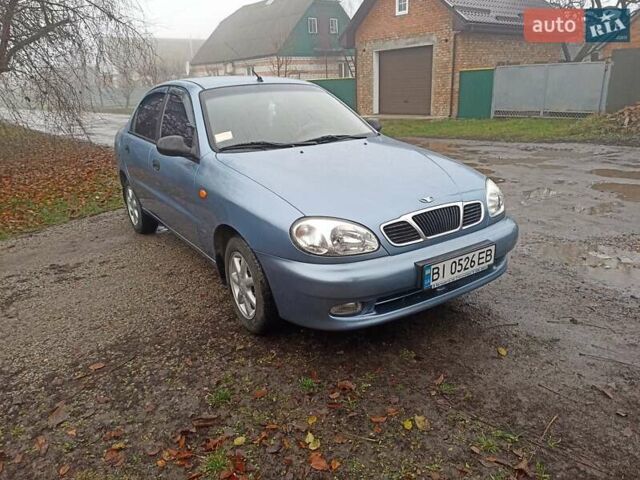 Синий Дэу Ланос, объемом двигателя 1.5 л и пробегом 125 тыс. км за 2900 $, фото 9 на Automoto.ua