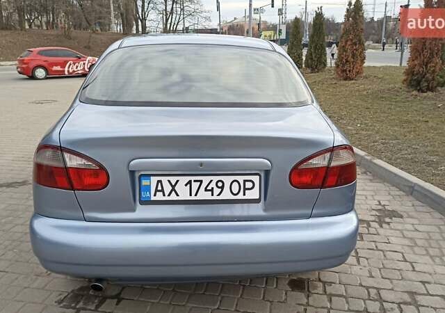 Синий Дэу Ланос, объемом двигателя 1.5 л и пробегом 340 тыс. км за 2800 $, фото 2 на Automoto.ua