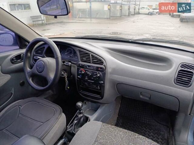 Синий Дэу Ланос, объемом двигателя 1.5 л и пробегом 183 тыс. км за 2450 $, фото 7 на Automoto.ua