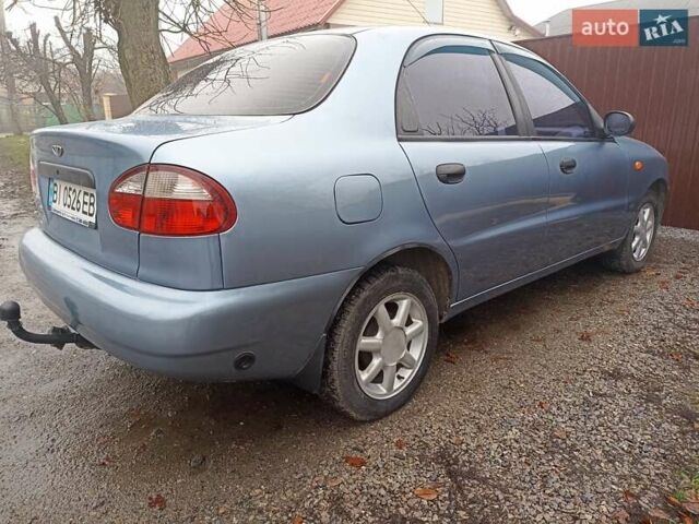 Синий Дэу Ланос, объемом двигателя 1.5 л и пробегом 125 тыс. км за 2900 $, фото 16 на Automoto.ua