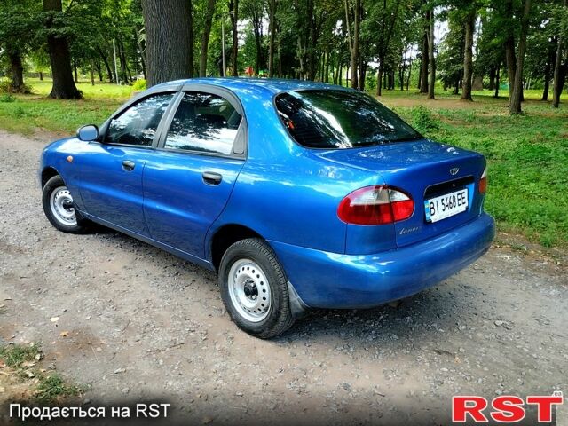 Синий Дэу Ланос, объемом двигателя 1.5 л и пробегом 210 тыс. км за 2570 $, фото 5 на Automoto.ua