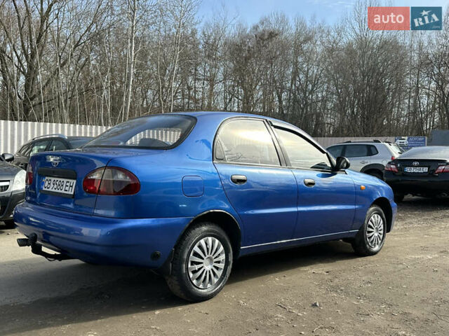 Синий Дэу Ланос, объемом двигателя 1.35 л и пробегом 199 тыс. км за 2700 $, фото 5 на Automoto.ua