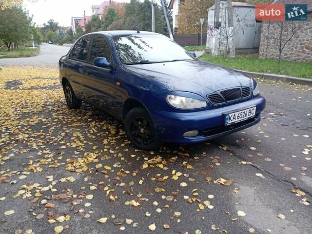 Синий Дэу Ланос, объемом двигателя 1.5 л и пробегом 200 тыс. км за 2200 $, фото 17 на Automoto.ua
