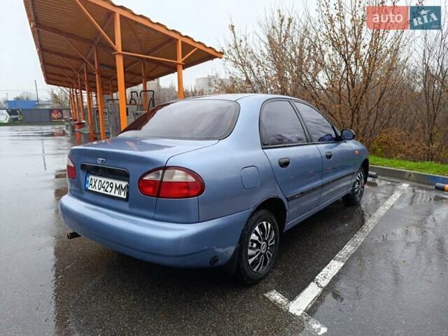 Синий Дэу Ланос, объемом двигателя 1.5 л и пробегом 183 тыс. км за 2450 $, фото 2 на Automoto.ua