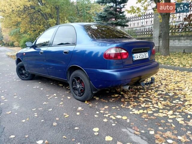 Синий Дэу Ланос, объемом двигателя 1.5 л и пробегом 200 тыс. км за 2200 $, фото 14 на Automoto.ua