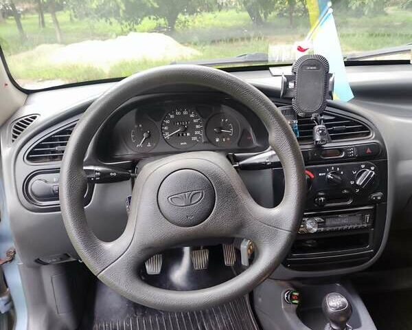 Синий Дэу Ланос, объемом двигателя 1.5 л и пробегом 87 тыс. км за 3700 $, фото 4 на Automoto.ua