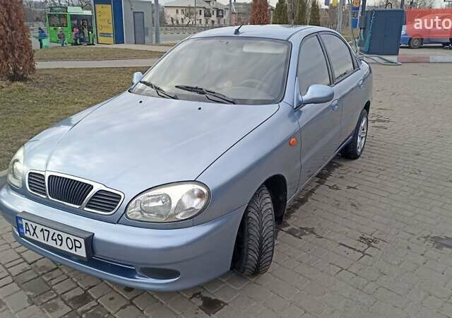 Синий Дэу Ланос, объемом двигателя 1.5 л и пробегом 340 тыс. км за 2800 $, фото 1 на Automoto.ua