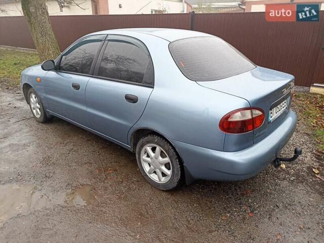 Синий Дэу Ланос, объемом двигателя 1.5 л и пробегом 125 тыс. км за 2900 $, фото 1 на Automoto.ua