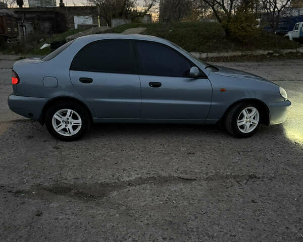 Синий Дэу Ланос, объемом двигателя 1.6 л и пробегом 224 тыс. км за 3499 $, фото 8 на Automoto.ua