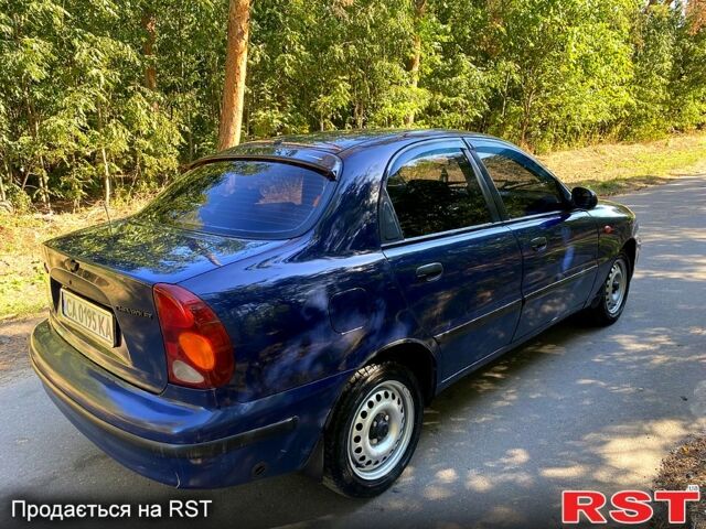 Синий Дэу Ланос, объемом двигателя 1.5 л и пробегом 264 тыс. км за 2150 $, фото 2 на Automoto.ua