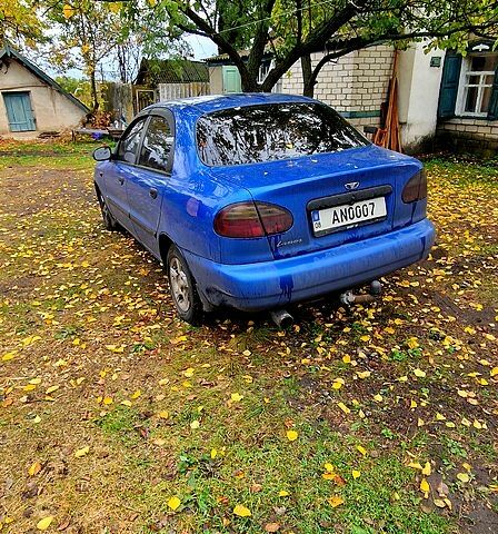 Синий Дэу Ланос, объемом двигателя 1.5 л и пробегом 308 тыс. км за 2600 $, фото 1 на Automoto.ua
