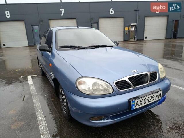 Синий Дэу Ланос, объемом двигателя 1.5 л и пробегом 183 тыс. км за 2450 $, фото 1 на Automoto.ua