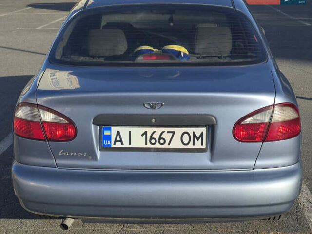 Синий Дэу Ланос, объемом двигателя 1.5 л и пробегом 318 тыс. км за 2700 $, фото 1 на Automoto.ua
