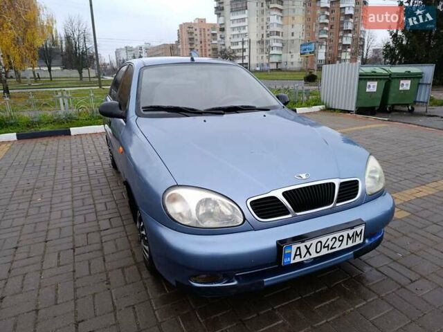 Синій Деу Ланос, об'ємом двигуна 1.5 л та пробігом 183 тис. км за 2400 $, фото 1 на Automoto.ua