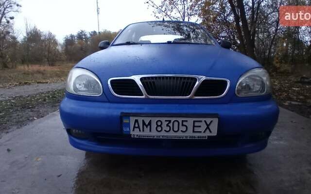 Дэу Ланос 2008 в Пулины (Червоноармейск) на Automoto.ua Синий Дэу Ланос, объемом двигателя 1.5 л и пробегом 250 тыс. км за 2500 $, фото 5 на Automoto.ua