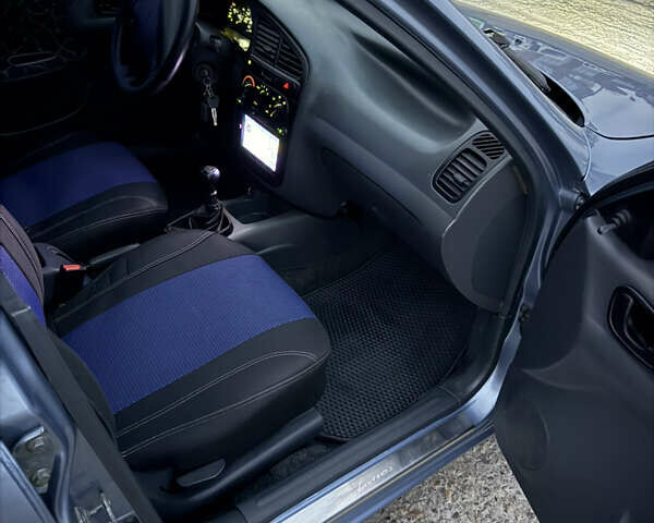 Синий Дэу Ланос, объемом двигателя 1.6 л и пробегом 224 тыс. км за 3499 $, фото 18 на Automoto.ua