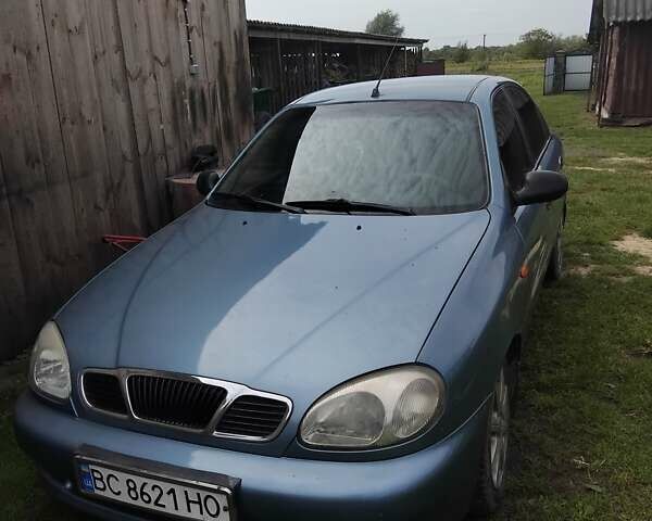 Синий Дэу Ланос, объемом двигателя 1.5 л и пробегом 200 тыс. км за 2700 $, фото 3 на Automoto.ua