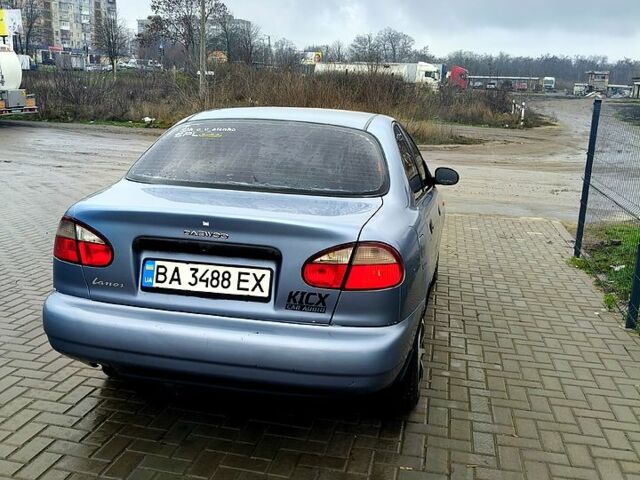 Синий Дэу Ланос, объемом двигателя 1.5 л и пробегом 201 тыс. км за 2300 $, фото 2 на Automoto.ua