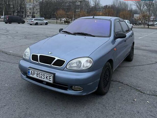 Синий Дэу Ланос, объемом двигателя 1.5 л и пробегом 134 тыс. км за 3500 $, фото 1 на Automoto.ua