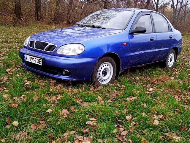Синий Дэу Ланос, объемом двигателя 1.5 л и пробегом 249 тыс. км за 2500 $, фото 3 на Automoto.ua