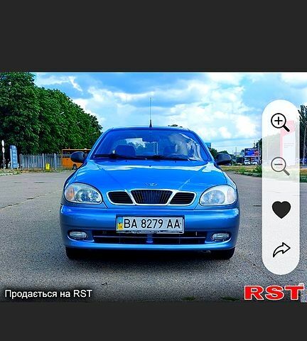 Синій Деу Ланос, об'ємом двигуна 1.4 л та пробігом 89 тис. км за 3800 $, фото 1 на Automoto.ua
