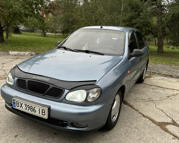 Синий Дэу Ланос, объемом двигателя 1.5 л и пробегом 165 тыс. км за 2600 $, фото 1 на Automoto.ua