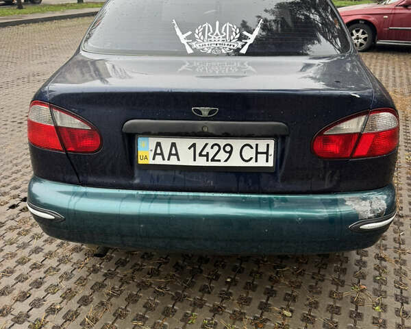 Синий Дэу Ланос, объемом двигателя 1.5 л и пробегом 222 тыс. км за 1500 $, фото 5 на Automoto.ua