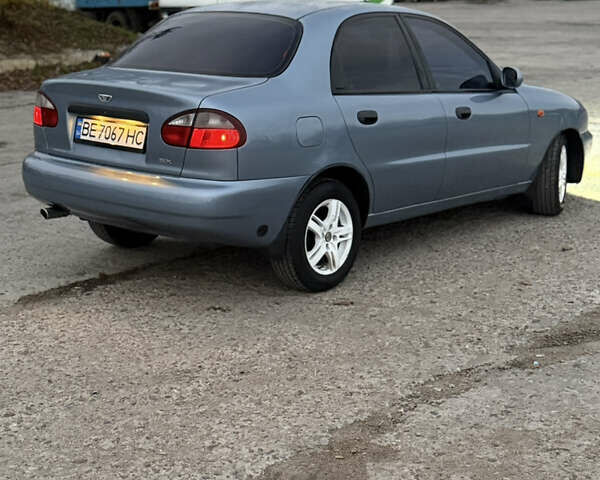 Синий Дэу Ланос, объемом двигателя 1.6 л и пробегом 224 тыс. км за 3499 $, фото 2 на Automoto.ua