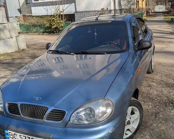 Синий Дэу Ланос, объемом двигателя 1.5 л и пробегом 140 тыс. км за 2300 $, фото 2 на Automoto.ua