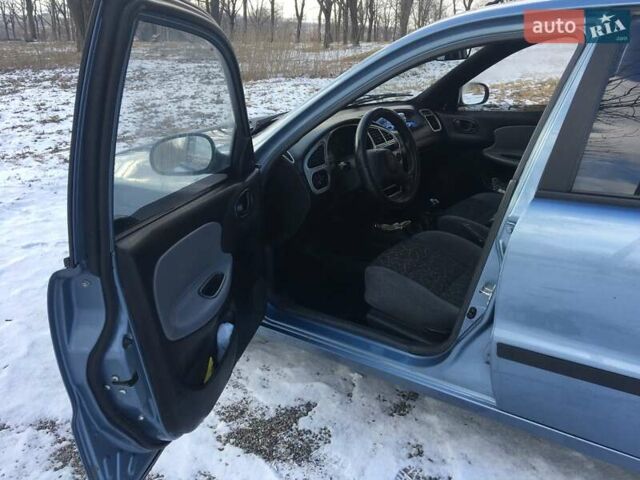 Синий Дэу Ланос, объемом двигателя 1.5 л и пробегом 140 тыс. км за 3400 $, фото 6 на Automoto.ua
