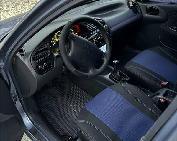 Синий Дэу Ланос, объемом двигателя 1.6 л и пробегом 224 тыс. км за 3499 $, фото 13 на Automoto.ua