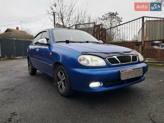 Синій Деу Ланос, об'ємом двигуна 1.5 л та пробігом 231 тис. км за 2100 $, фото 1 на Automoto.ua