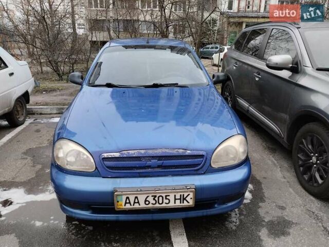 Дэу Ланос 2008 в Киеве на Automoto.ua Синий Дэу Ланос, объемом двигателя 1.5 л и пробегом 211 тыс. км за 1900 $, фото 1 на Automoto.ua