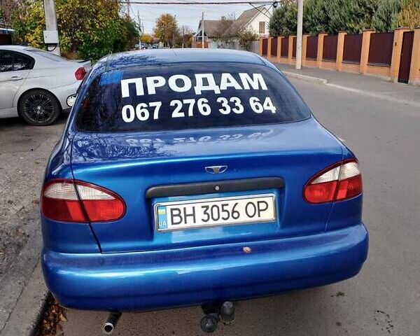 Синий Дэу Ланос, объемом двигателя 1.5 л и пробегом 141 тыс. км за 3600 $, фото 2 на Automoto.ua