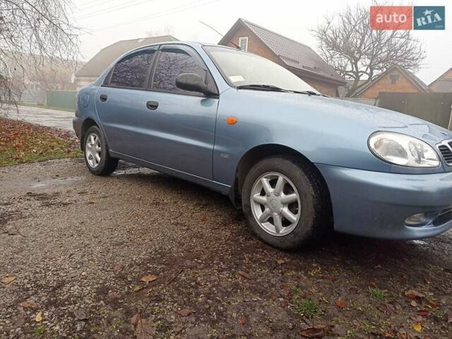 Синий Дэу Ланос, объемом двигателя 1.5 л и пробегом 125 тыс. км за 2900 $, фото 3 на Automoto.ua