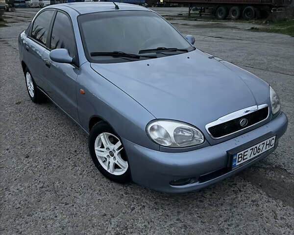 Синий Дэу Ланос, объемом двигателя 1.6 л и пробегом 224 тыс. км за 3499 $, фото 10 на Automoto.ua