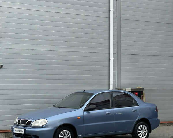 Синий Дэу Ланос, объемом двигателя 1.5 л и пробегом 200 тыс. км за 2150 $, фото 2 на Automoto.ua