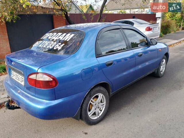 Синий Дэу Ланос, объемом двигателя 1.5 л и пробегом 141 тыс. км за 3600 $, фото 6 на Automoto.ua