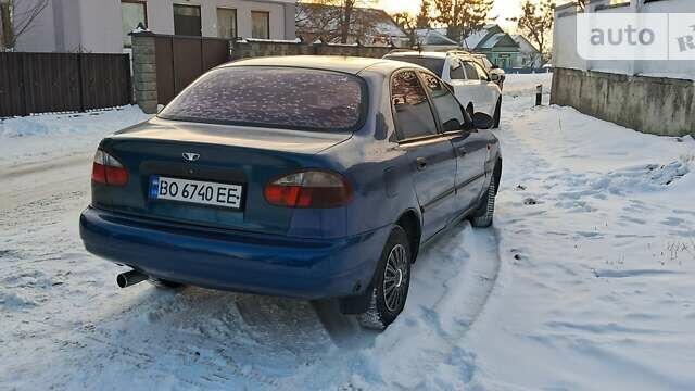 Синий Дэу Ланос, объемом двигателя 1.5 л и пробегом 200 тыс. км за 900 $, фото 7 на Automoto.ua