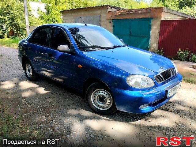 Синий Дэу Ланос, объемом двигателя 1.5 л и пробегом 210 тыс. км за 2570 $, фото 6 на Automoto.ua