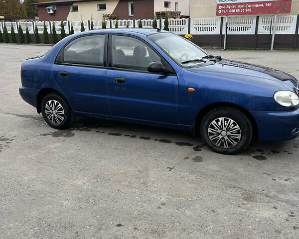 Синий Дэу Ланос, объемом двигателя 1.5 л и пробегом 270 тыс. км за 1900 $, фото 1 на Automoto.ua