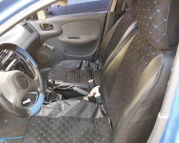 Синий Дэу Ланос, объемом двигателя 1.5 л и пробегом 166 тыс. км за 2600 $, фото 1 на Automoto.ua