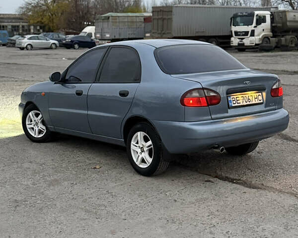Синий Дэу Ланос, объемом двигателя 1.6 л и пробегом 224 тыс. км за 3499 $, фото 4 на Automoto.ua