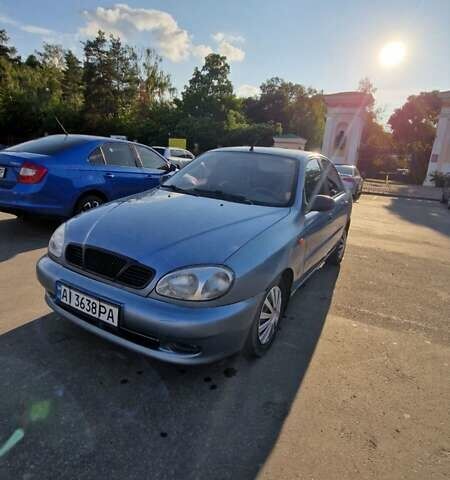 Синий Дэу Ланос, объемом двигателя 1.6 л и пробегом 266 тыс. км за 3100 $, фото 4 на Automoto.ua