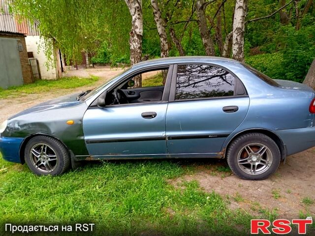 Синий Дэу Ланос, объемом двигателя 1.5 л и пробегом 0 тыс. км за 1450 $, фото 3 на Automoto.ua