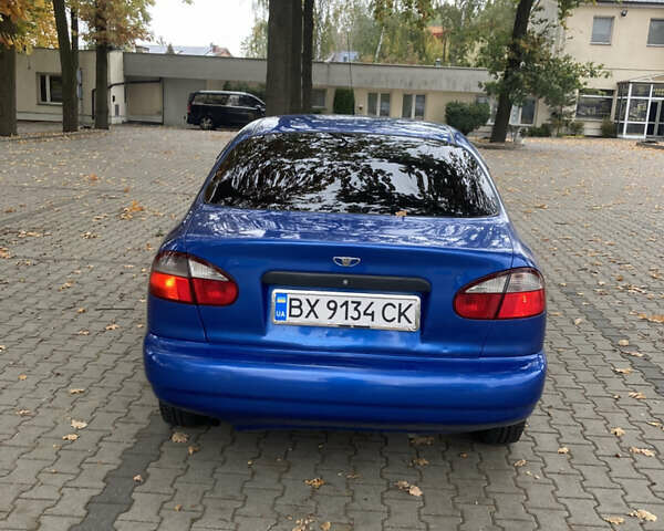 Синий Дэу Ланос, объемом двигателя 1.6 л и пробегом 198 тыс. км за 2700 $, фото 5 на Automoto.ua