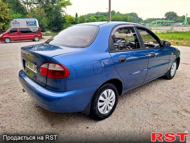 Синий Дэу Ланос, объемом двигателя 1.5 л и пробегом 86 тыс. км за 2600 $, фото 2 на Automoto.ua