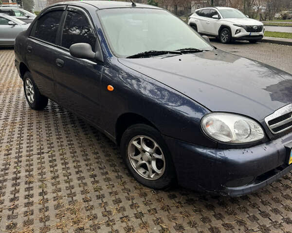 Синий Дэу Ланос, объемом двигателя 1.5 л и пробегом 222 тыс. км за 1500 $, фото 2 на Automoto.ua