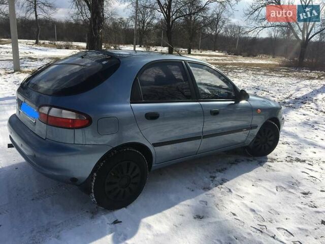 Синий Дэу Ланос, объемом двигателя 1.5 л и пробегом 140 тыс. км за 3400 $, фото 4 на Automoto.ua